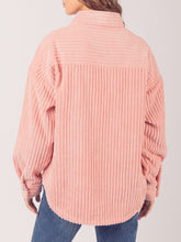 Load image into Gallery viewer, Button Up Long Sleeve Corduroy Jacket