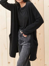 Load image into Gallery viewer, Open Front Long Sleeve Cardigan with Pockets
