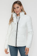 Load image into Gallery viewer, YMI Pocketed Zip Up Turtleneck Puffer Jacket