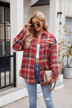 Load image into Gallery viewer, Mandy Plaid Button Up Long Sleeve Shirt