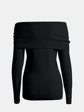 Load image into Gallery viewer, Off-Shoulder Long Sleeve Sweater
