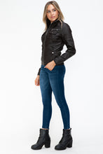 Load image into Gallery viewer, YMI Removable Faux Layered Multi-Pocket Jacket with Fuzzy Hood