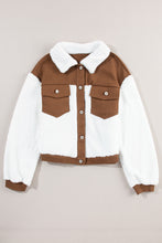 Load image into Gallery viewer, Corduroy Contrast Patchwork Fuzzy Jacket
