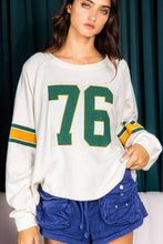 Load image into Gallery viewer, Number 76 Round Neck Long Sleeve Top