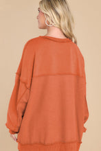 Load image into Gallery viewer, Exposed Seam Long Sleeve Sweatshirt