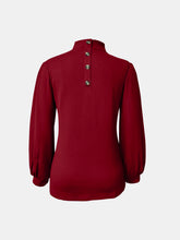 Load image into Gallery viewer, Full Size Mock Neck Long Sleeve T-Shirt