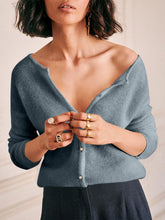 Load image into Gallery viewer, Button Down Long Sleeve Sweater
