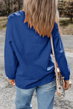 Load image into Gallery viewer, GAME DAY Round Neck Long Sleeve Sweatshirt