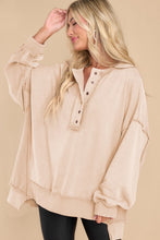 Load image into Gallery viewer, Exposed Seam Long Sleeve Sweatshirt