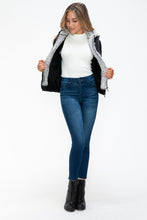 Load image into Gallery viewer, YMI Removable Faux Layered Multi-Pocket Jacket with Fuzzy Hood