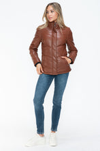 Load image into Gallery viewer, Snobbish Pocketed Zip Up Turtleneck Puffer Jacket