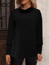 Load image into Gallery viewer, Full Size Mock Neck Long Sleeve T-Shirt