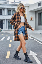 Load image into Gallery viewer, Lovelet Plaid Button Up Collared Neck Shirt