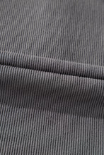 Load image into Gallery viewer, Textured Contrast Stitching Raglan Sleeve Top