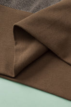 Load image into Gallery viewer, Color Block Notched Long Sleeve Blouse