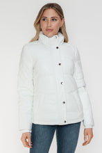 Load image into Gallery viewer, YMI Pocketed Zip Up Turtleneck Puffer Jacket