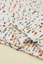 Load image into Gallery viewer, Confetti Round Neck Long Sleeve Sweater