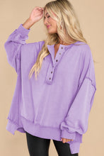 Load image into Gallery viewer, Exposed Seam Long Sleeve Sweatshirt