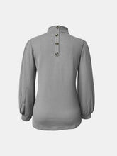 Load image into Gallery viewer, Full Size Mock Neck Long Sleeve T-Shirt