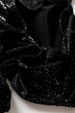 Load image into Gallery viewer, Glitter Surplice Long Sleeve Blouse