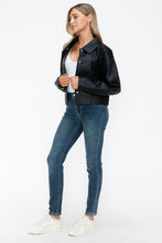 Load image into Gallery viewer, Snobbish Snap Down Long Sleeve PU Leather Jacket