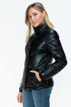 Load image into Gallery viewer, Snobbish Pocketed Zip Up Turtleneck Puffer Jacket