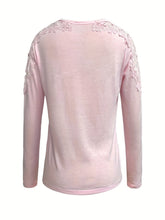 Load image into Gallery viewer, Full Size Cutout Round Neck Long Sleeve T-Shirt
