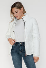 Load image into Gallery viewer, YMI Pocketed Zip Up Turtleneck Puffer Jacket