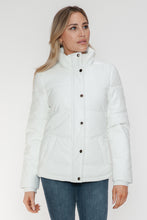 Load image into Gallery viewer, YMI Pocketed Zip Up Turtleneck Puffer Jacket