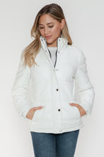 Load image into Gallery viewer, YMI Pocketed Zip Up Turtleneck Puffer Jacket