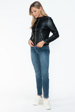 Load image into Gallery viewer, Snobbish PU Leather Zip Up Jacket with Pockets