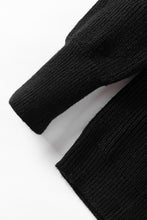 Load image into Gallery viewer, Solid Color Notched Long Sleeve Sweater