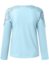 Load image into Gallery viewer, Full Size Cutout Round Neck Long Sleeve T-Shirt