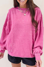 Load image into Gallery viewer, Round Neck Long Sleeve Sweatshirt