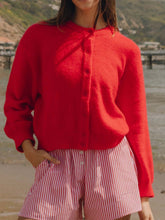 Load image into Gallery viewer, Button Down Long Sleeve Cardigan