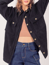 Load image into Gallery viewer, Button Up Long Sleeve Corduroy Jacket
