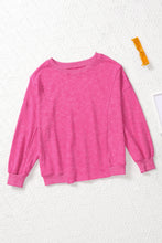 Load image into Gallery viewer, Round Neck Long Sleeve Sweatshirt