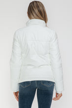 Load image into Gallery viewer, YMI Pocketed Zip Up Turtleneck Puffer Jacket