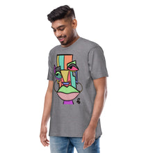 Load image into Gallery viewer, Men’s premium heavyweight abstract tee