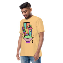Load image into Gallery viewer, Men’s premium heavyweight abstract tee