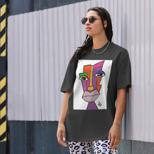 Load image into Gallery viewer, Oversized Abstract faded t-shirt