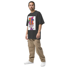 Load image into Gallery viewer, Oversized Abstract faded t-shirt