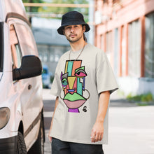 Load image into Gallery viewer, Oversized faded Abstract t-shirt