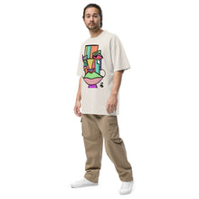 Load image into Gallery viewer, Oversized faded Abstract t-shirt