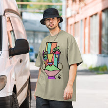 Load image into Gallery viewer, Oversized faded Abstract t-shirt