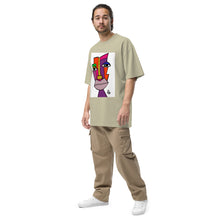 Load image into Gallery viewer, Oversized Abstract faded t-shirt