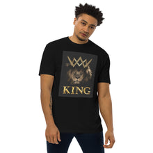 Load image into Gallery viewer, King Men’s premium heavyweight tee - Frantz Benjamin
