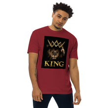 Load image into Gallery viewer, King Men’s premium heavyweight tee - Frantz Benjamin