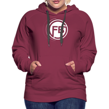Load image into Gallery viewer, Women’s Premium Hoodie - burgundy