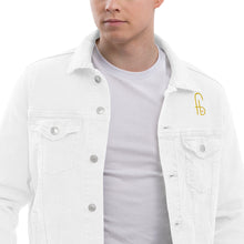 Load image into Gallery viewer, FB Classic Embroidered Unisex denim jacket - Frantz Benjamin